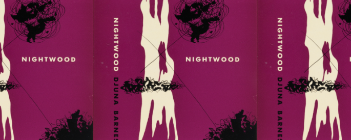 Nightwood cover in a repeated pattern