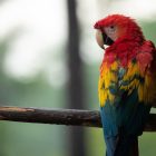 Image of a colorful parrot