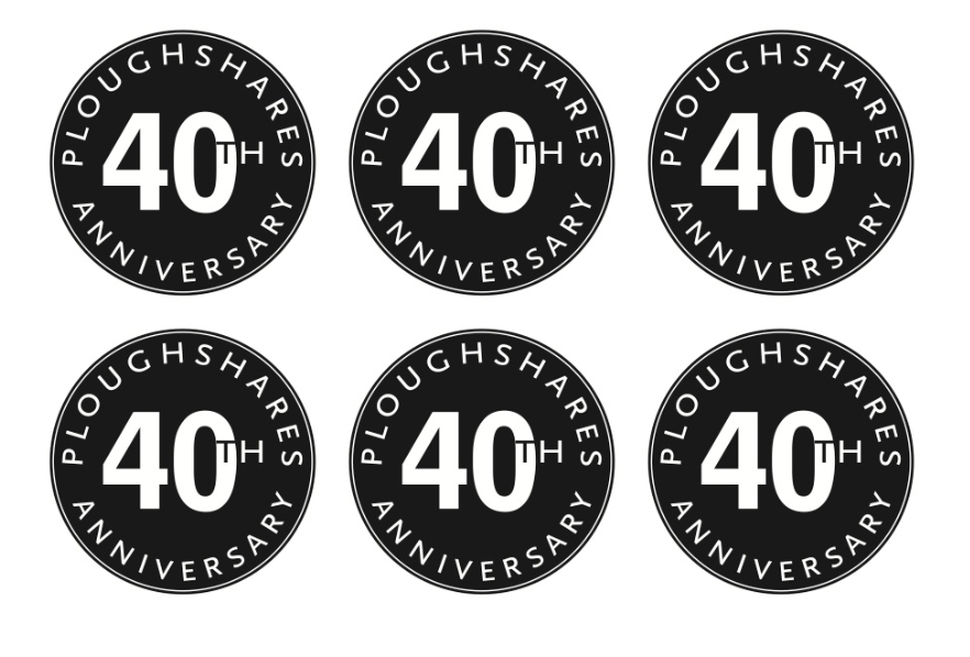 Ploughshares 40th anniversary seal