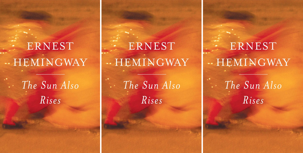 The cover art for Hemingway's The Sun Also Rises