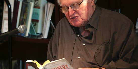 photo of John Ashbery reading