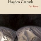 cover of "last poems" by Hayden Carruth