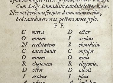 text written in Latin