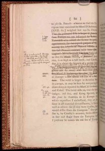 Thomas Jefferson’s personal copy of the Notes (London: Stockdale, 1787). U.Va. Special Collections.