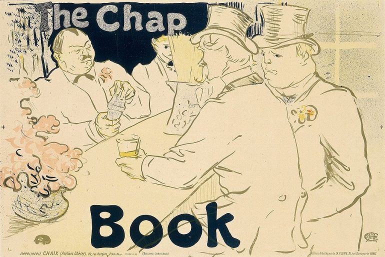 Irish and American bar, Rue Royale - The Chap Book - poster by Henri de Toulouse-Lautrec 