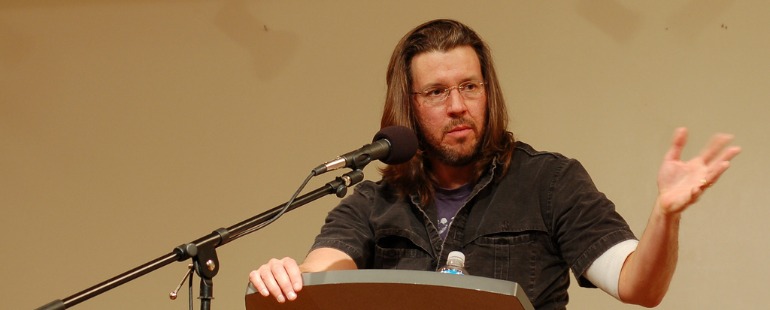david foster wallace at microphone 