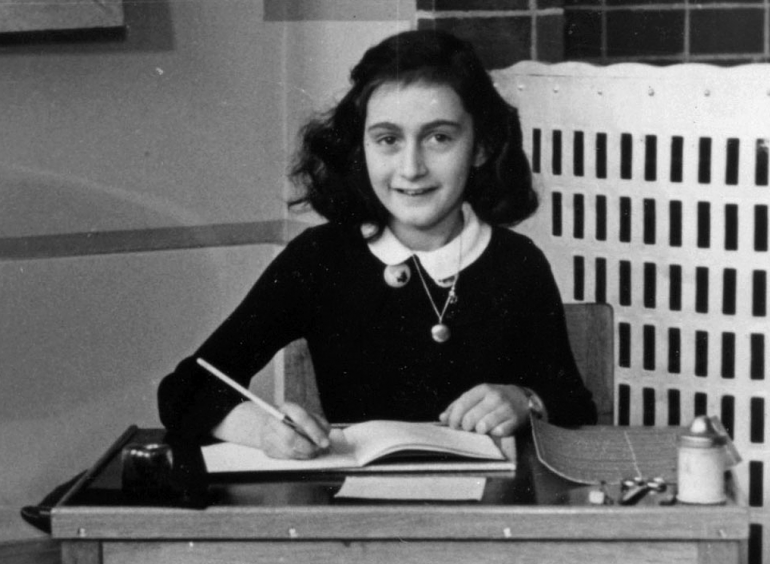 School photo of Anne Frank 