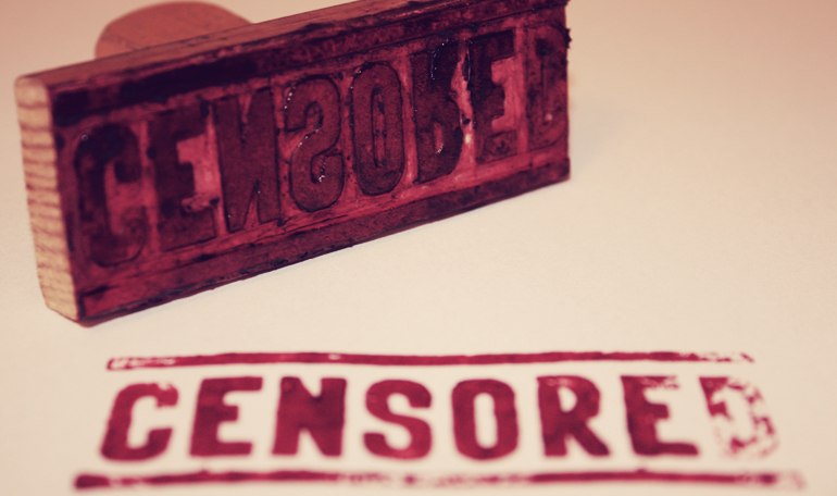 Red stamped text reading "Censored."