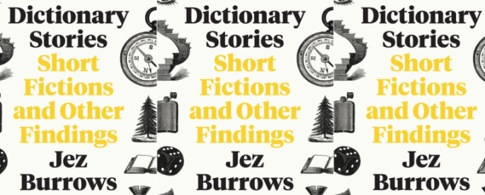 Dictionary Stories cover in a repeated pattern