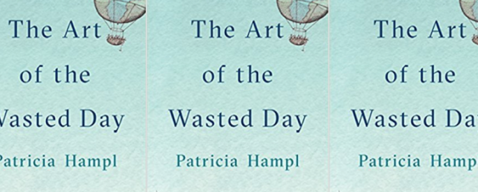 The Art of the Wasted Day book cover in a repeated pattern