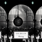 Herzog cover, black-and-white with a clock in the foreground, in a repeated pattern