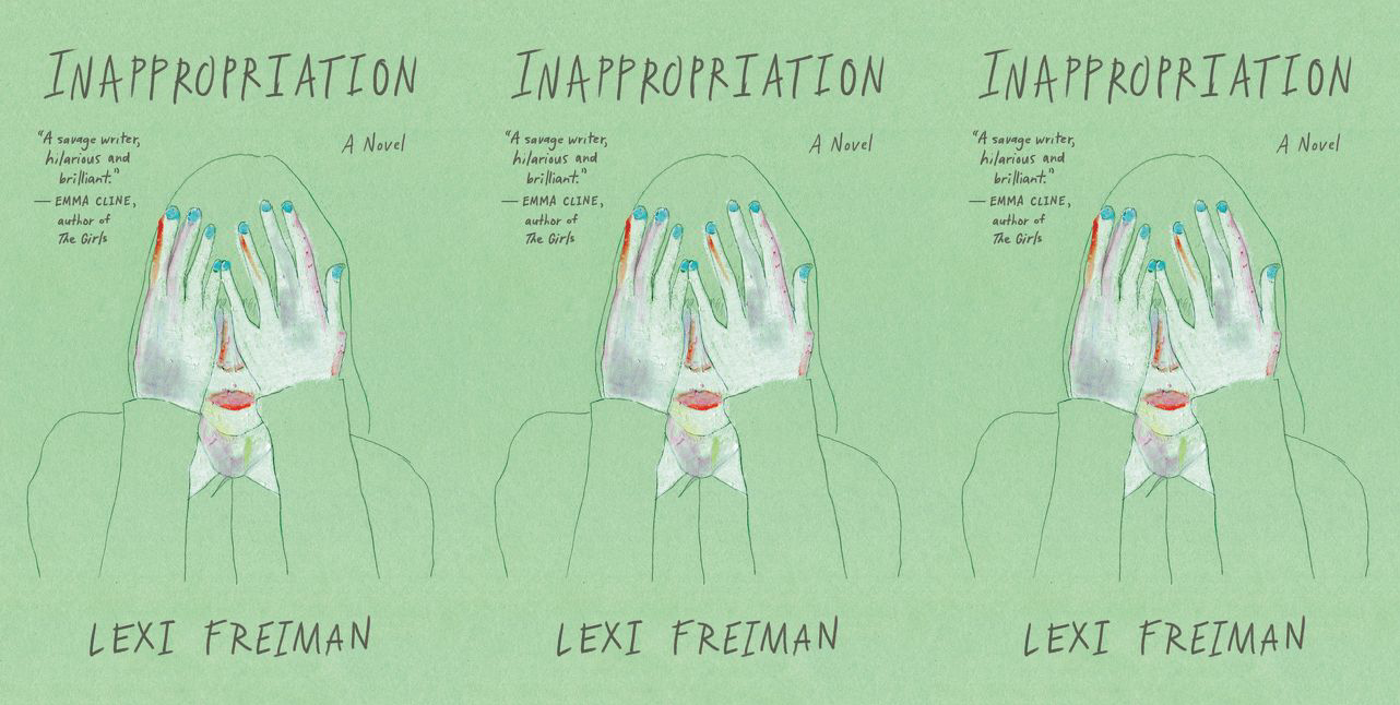 Cover art for Lexi Freiman's Inappropriation in repeating pattern