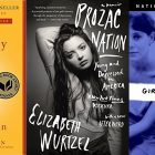 Book covers for The Noonday Demon, Prozac Nation, and Girl, Interrputed