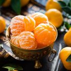 Bowl of mandarin oranges