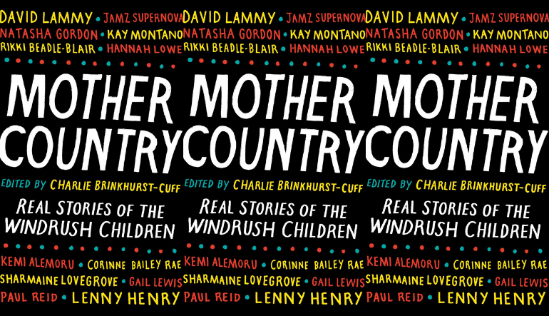 The cover of the book Mother Country side by side by side.