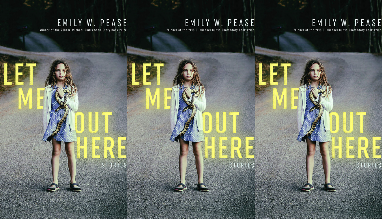 The cover of LET ME OUT HERE side by side by side.