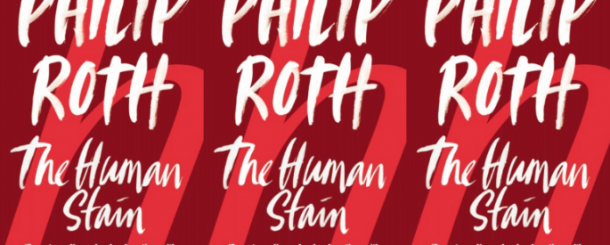 The cover of The Human Stain side by side.