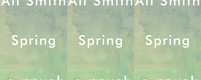 The cover of Spring by Ali Smith side by side.