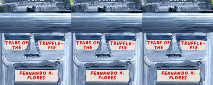 The cover of The Tears of the Truffle-Pig side by side.