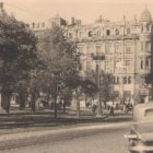 Vintage photograph of a large building in Odessa, Ukraine