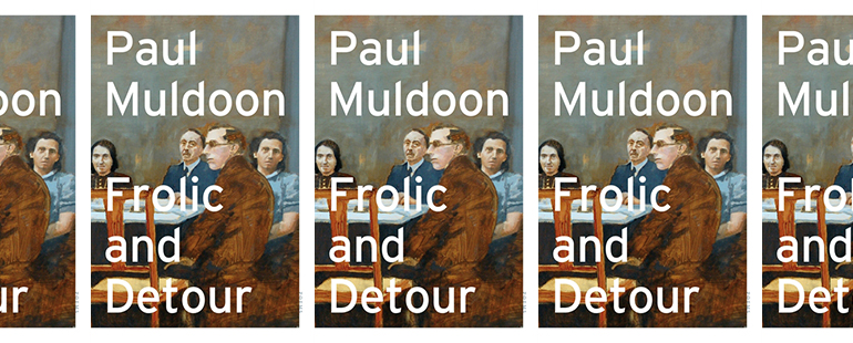 the book cover for Frolic and Detour, featuring a painting of people sitting around a table