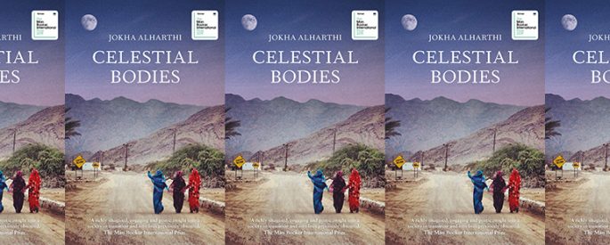 the book cover for Celestial Bodies