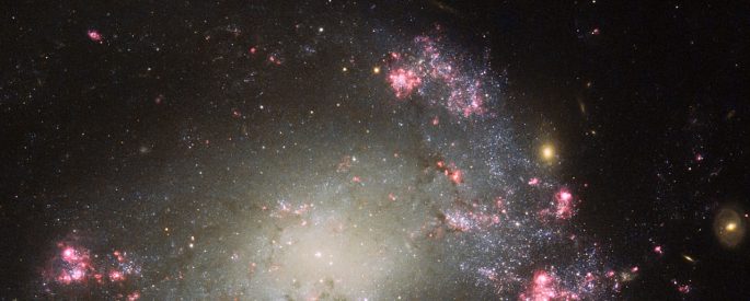 a photograph of stars in space