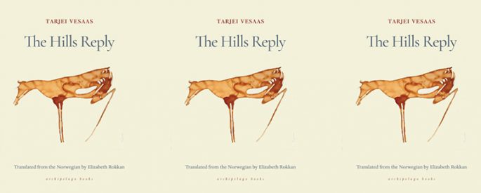 the book cover for The Hills Reply featuring a tan minimal illustration of a horse