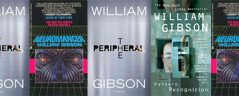 side by side series of various novels by william gibson 