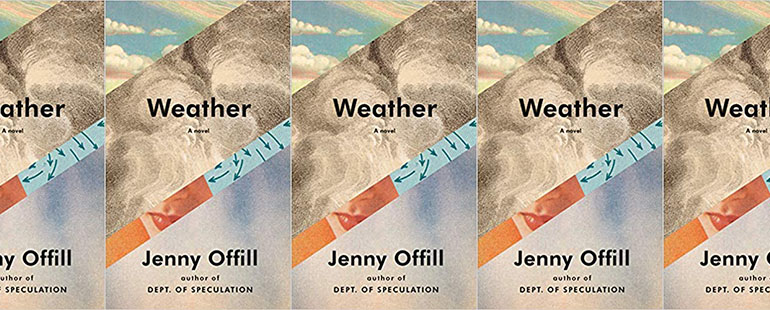 side by side series of Offill's Weather