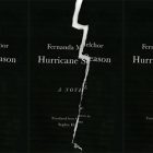 side by side series of the cover of Hurricane Season