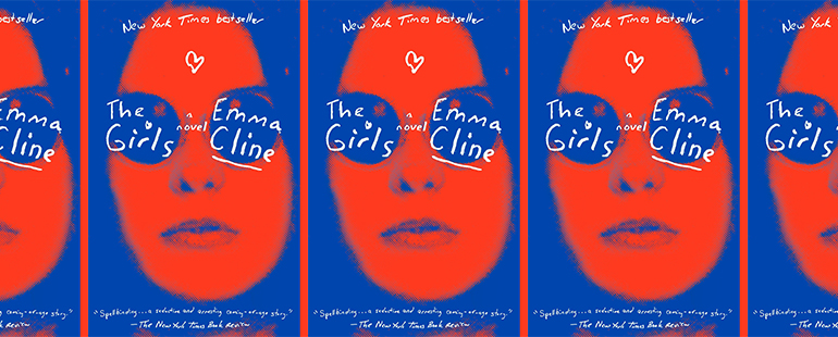 side by side series of the cover of Emma Cline's The Girls