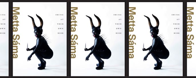side by side series of the cover of Metta Sáma's Swing At Your Own Risk