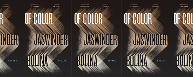 side by side series of the cover of Of Color by Jaswinder Bolina