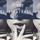 side by side series of the cover of Emily Temple's The Lightness