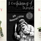 the book covers for A Confederacy of Dunces and I, John Kennedy Toole