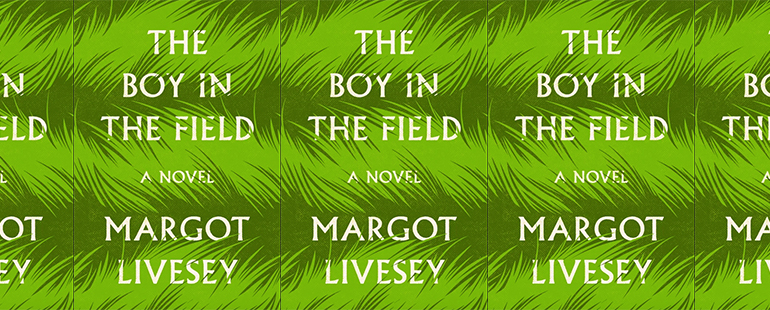 side by side series of the cover of Livesey's The Boy in the Field