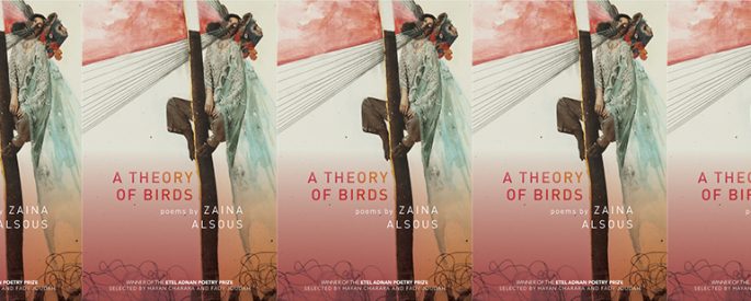 side by side series of the cover of Theory of Birds