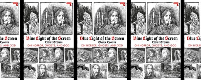 side by side series of the cover of Cronin's Blue Light