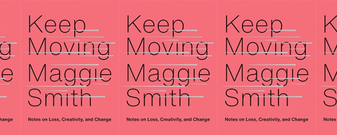 side by side series of the cover of Maggie Smith's Keep Moving