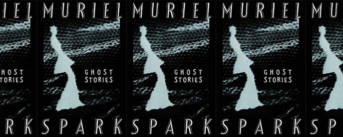 side by side series of the cover of Muriel Sparks's Ghost Stories