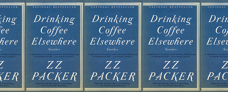 side by side series of the cover of Drinking coffee elsewhere