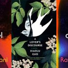 side by side series of the covers of A Lovers Discourse and Luster