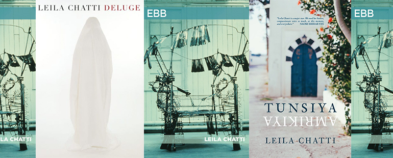 side by side series of the various covers of books by Leila Chatti mentioned in blog post