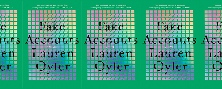 side by side series of the cover of Fake Accounts
