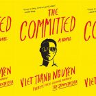 side by side series of the cover of The Committed