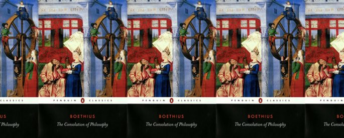 side by side series of the cover of the consolation of philosophy