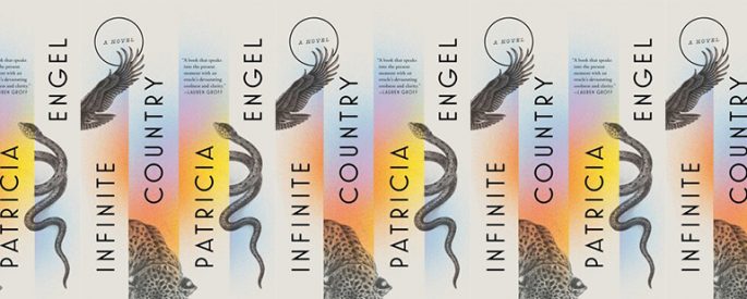 side by side series of the cover of Infinite Country