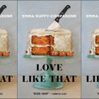 side by side series of the cover of Love Like That