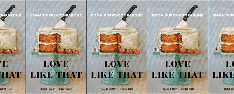 side by side series of the cover of Love Like That